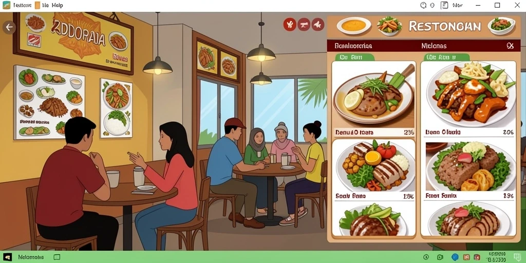 Tampilan antarmuka yang menarik dan intuitif.