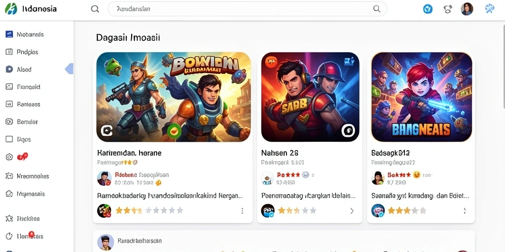 Tampilan awal yang menarik dan intuitif.