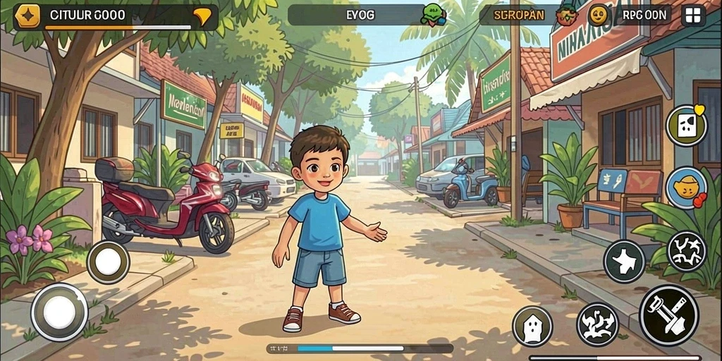 Tampilan awal yang menarik dan intuitif.