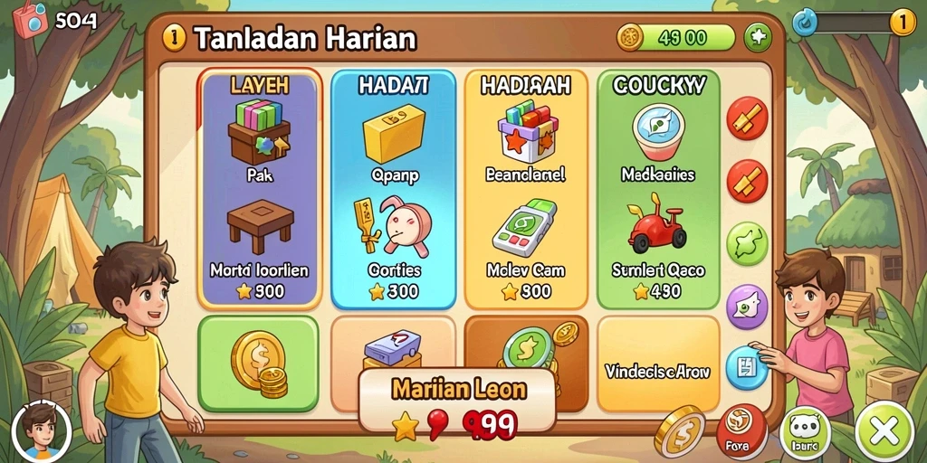 Tampilan utama game dengan Ronaldo di lapangan.