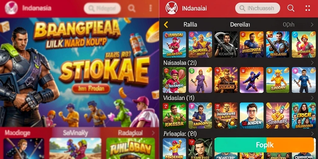 Tampilan antarmuka yang menarik dan user-friendly.