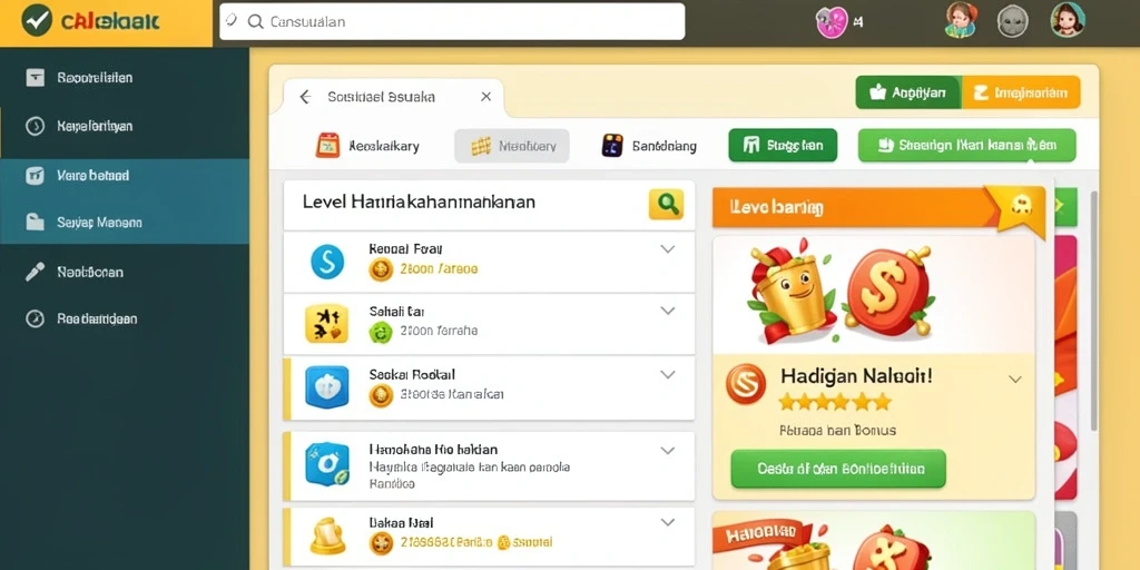 Tampilan antarmuka yang menarik dan intuitif.