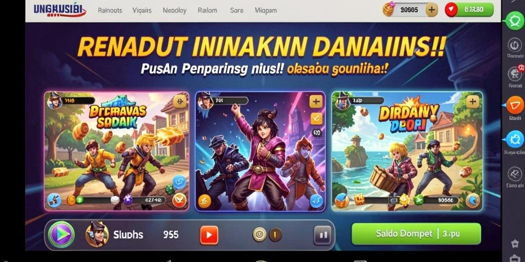 Tampilan antarmuka yang user-friendly.