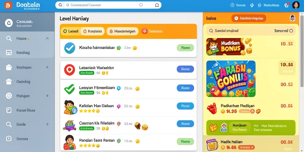 Tampilan awal yang menarik dan intuitif.