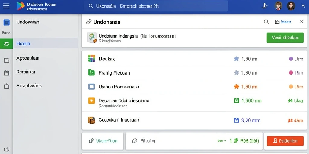 Tampilan dashboard pengguna yang intuitif dan menarik.
