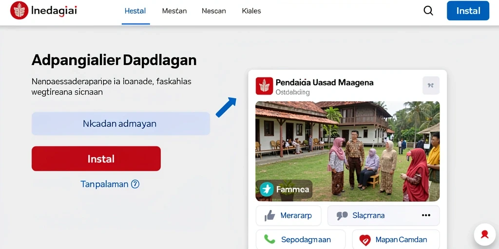 Tampilan menu utama yang user-friendly.
