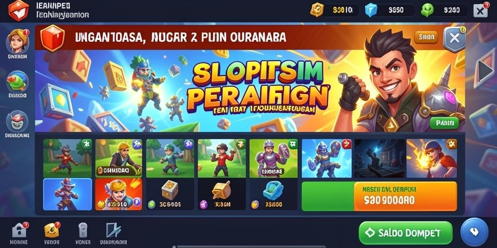 Tampilan antarmuka UANG4D yang menarik dan mudah dinavigasi.